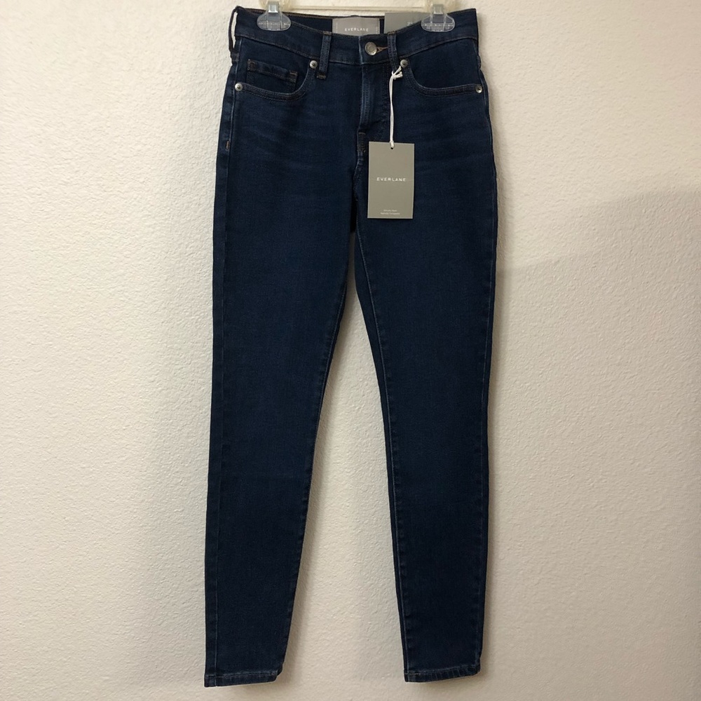 Everlane Ankle Mid Rise Skinny Jeans Size 23